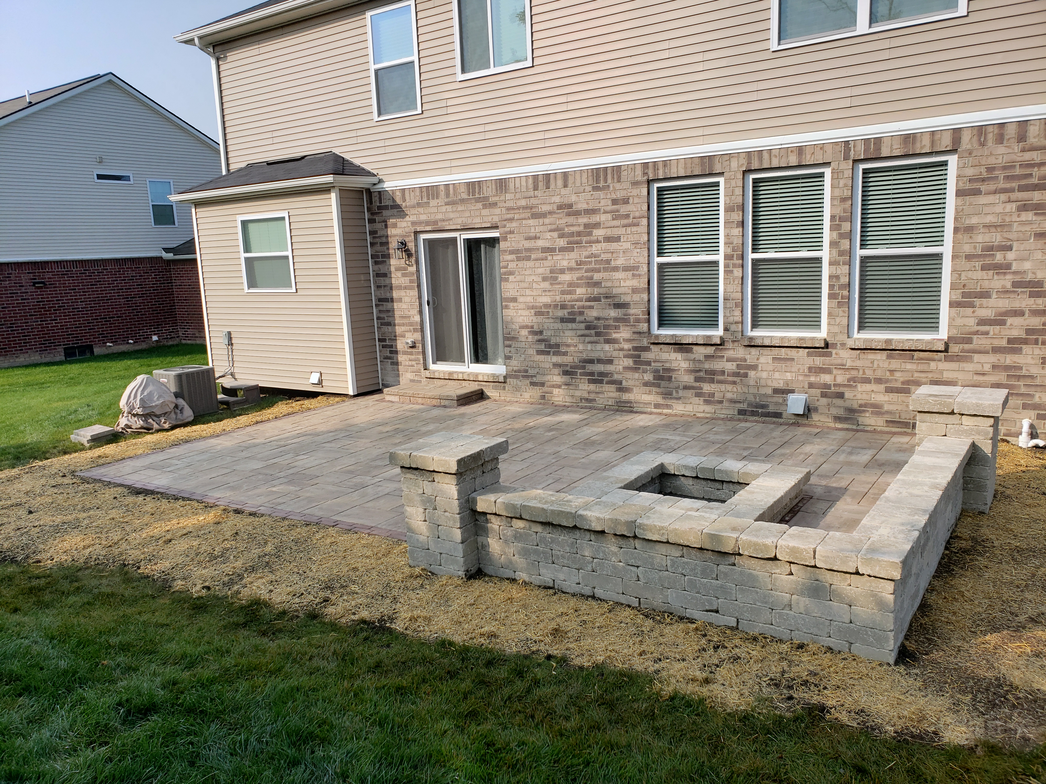 Brick Paver Patio Installation in Ypsilanti, MI 